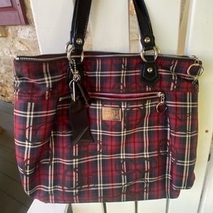 Coach Plaid Handbag